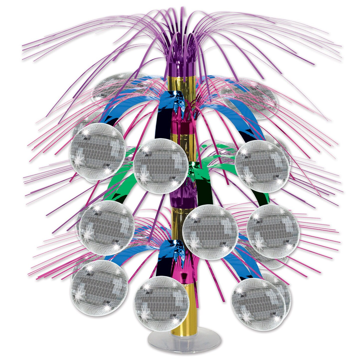Glamorous Disco Ball Cascade Centerpiece - Pack of 6