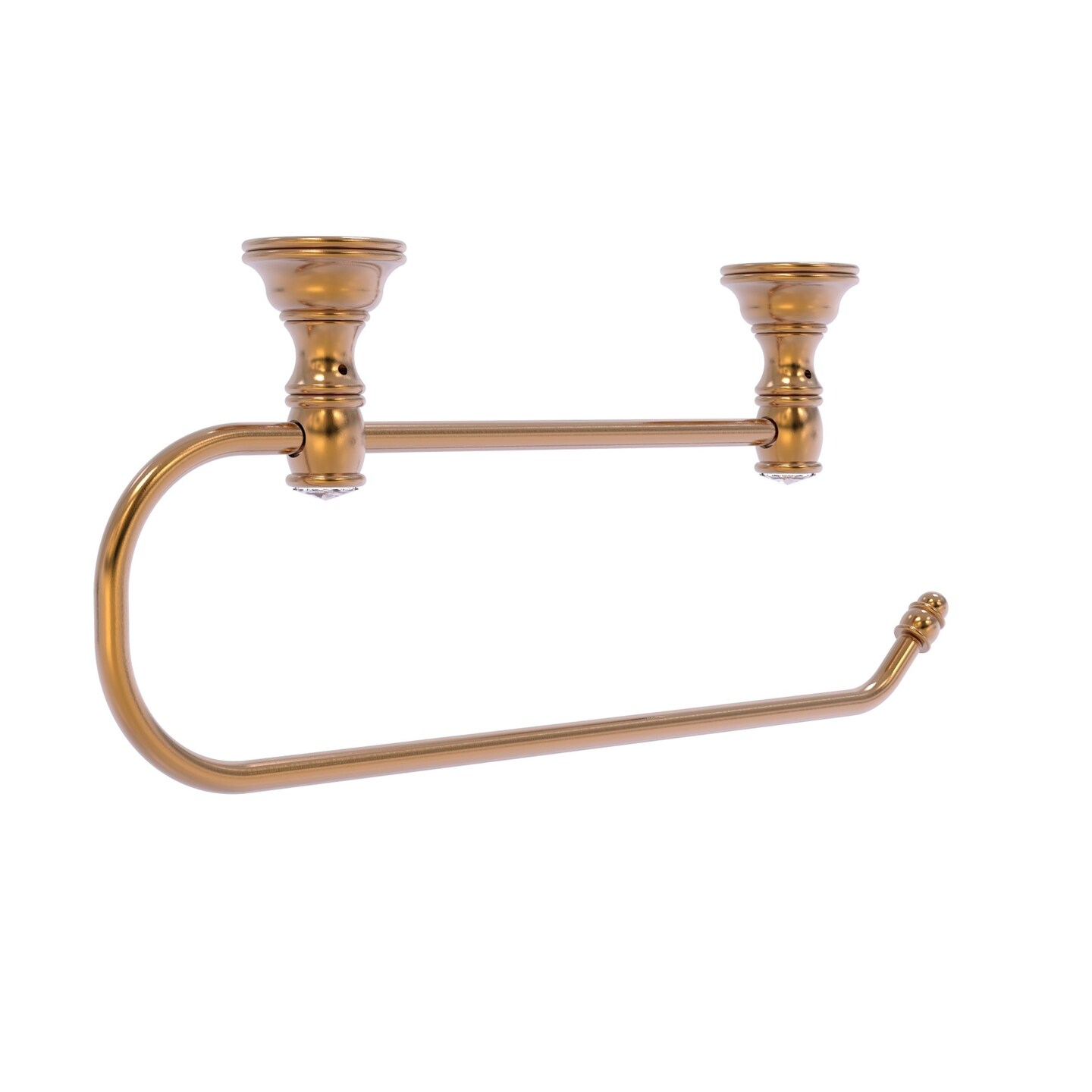 Carolina Crystal Collection Under Cabinet Paper Towel Holder - Brushed Bronze