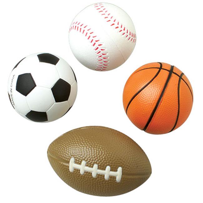 Sports Squeeze Balls - Pack of 12