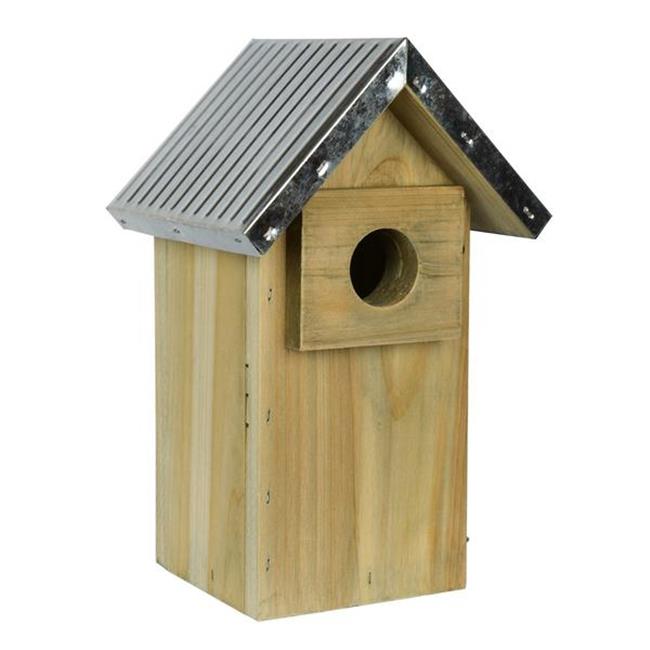 Natures Way Bird Products  Galvanized Weathered Bluebird House - 11 x 6.75 x 6 in.