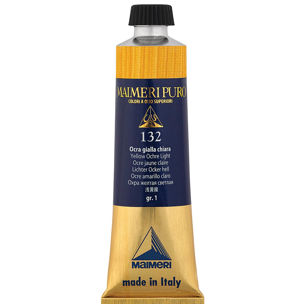 Maimeri Puro Oil Color - Yellow Ochre Light, 40 ml tube