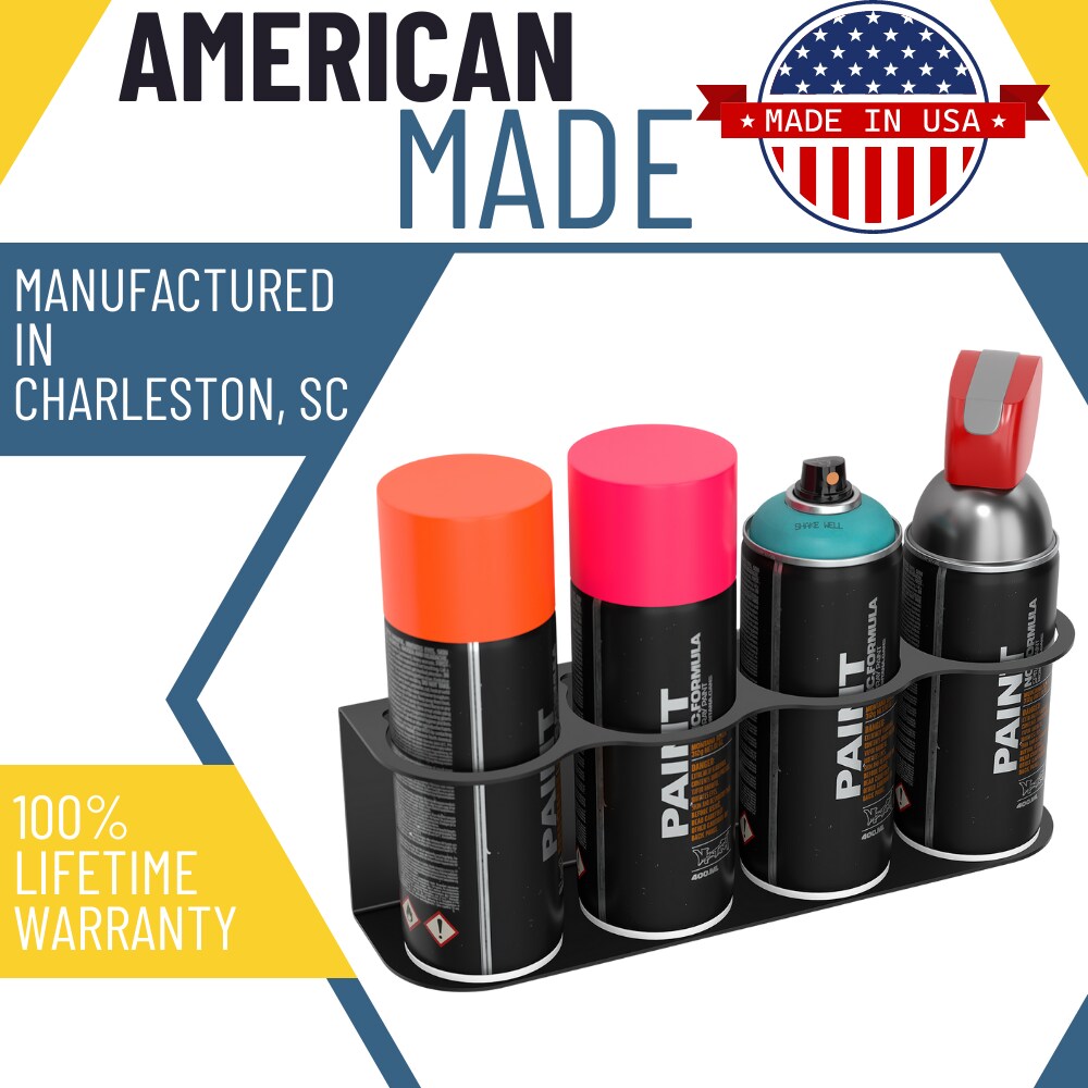 Aerosol Spray Can Holder | Craft Workspace Paint Bottle Organizer