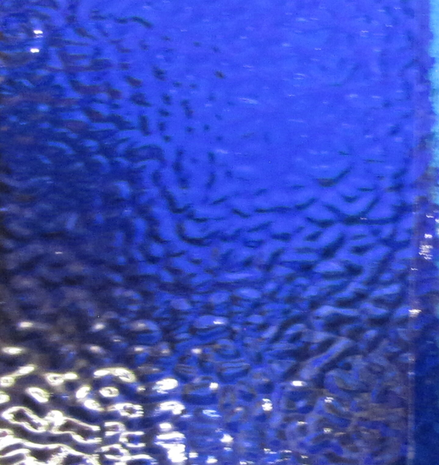 Cobalt Blue English Muffle Wissmach Stained Glass Sheet