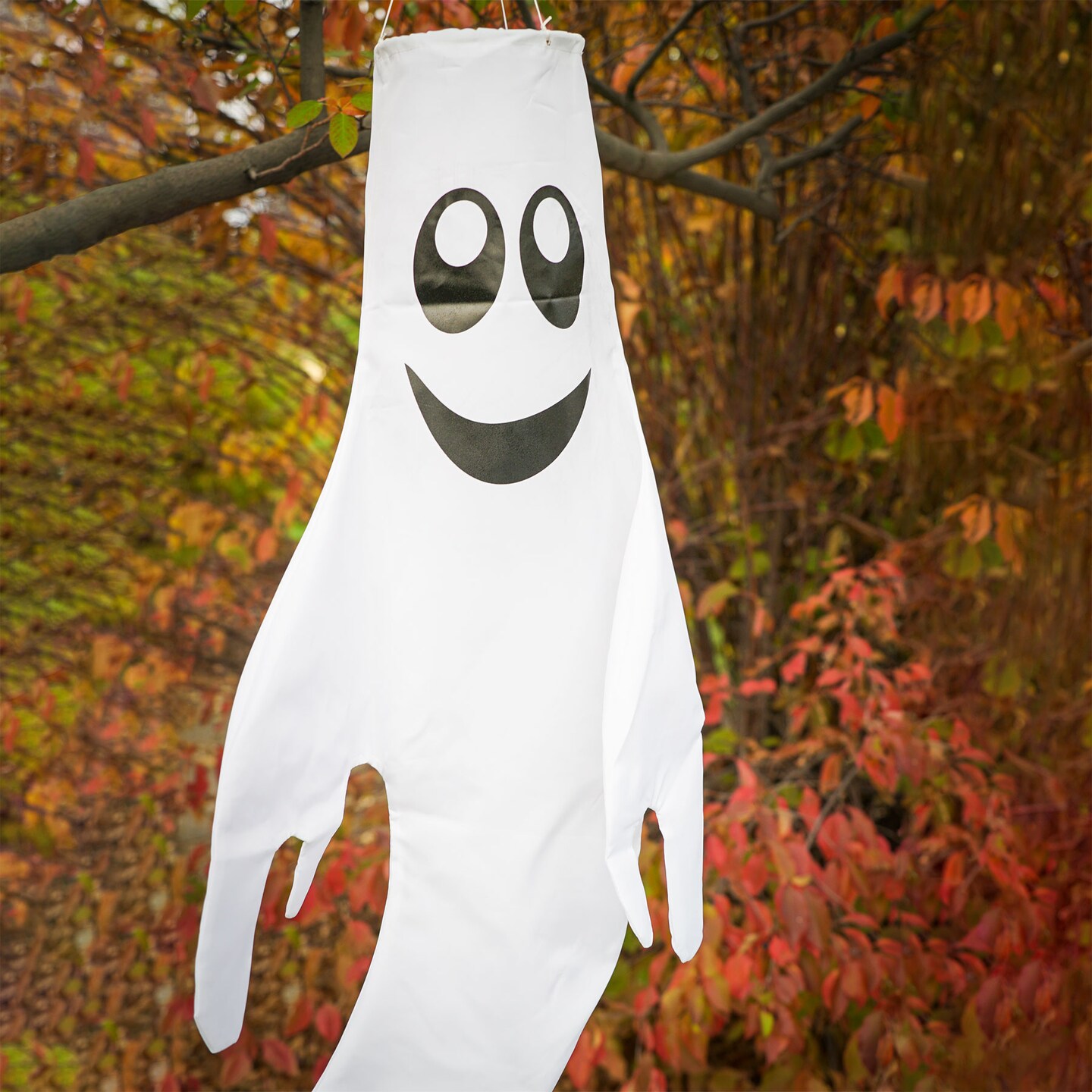 In the Breeze Large 43 inch Ghost Windsock Halloween Hanging Decoration