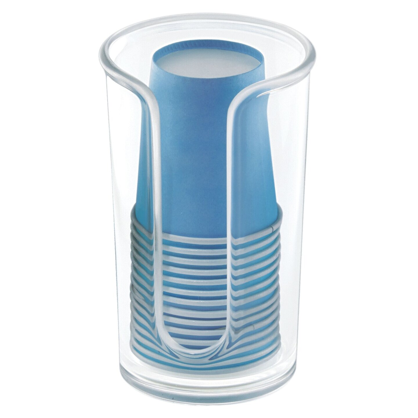 Bathroom Cup Dispenser, Plastic Disposable Paper Cup Holder