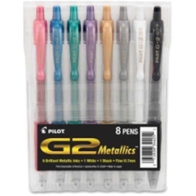 Pilot Corp. Of America PIL Pen-G2 Metallics-8/St-Ast