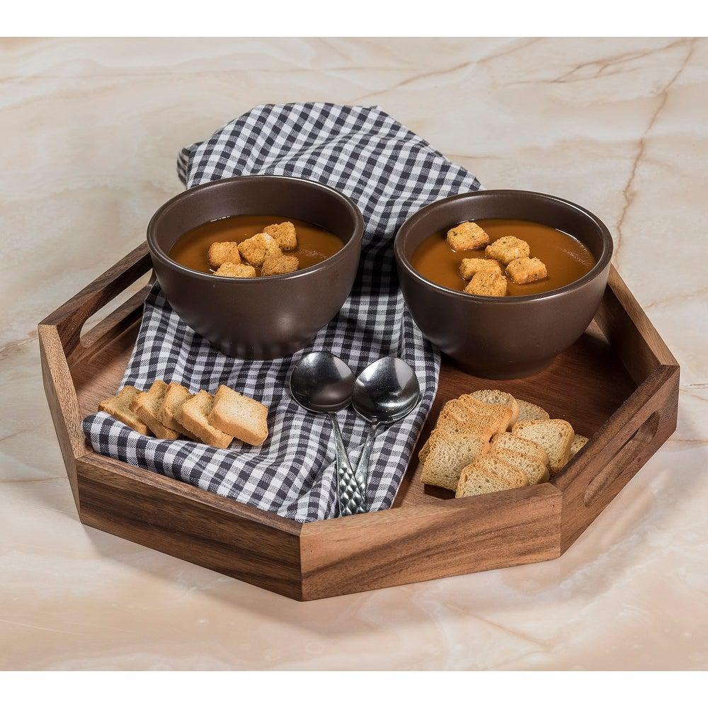 Kalmar Home Octagon Serving Tray - 15