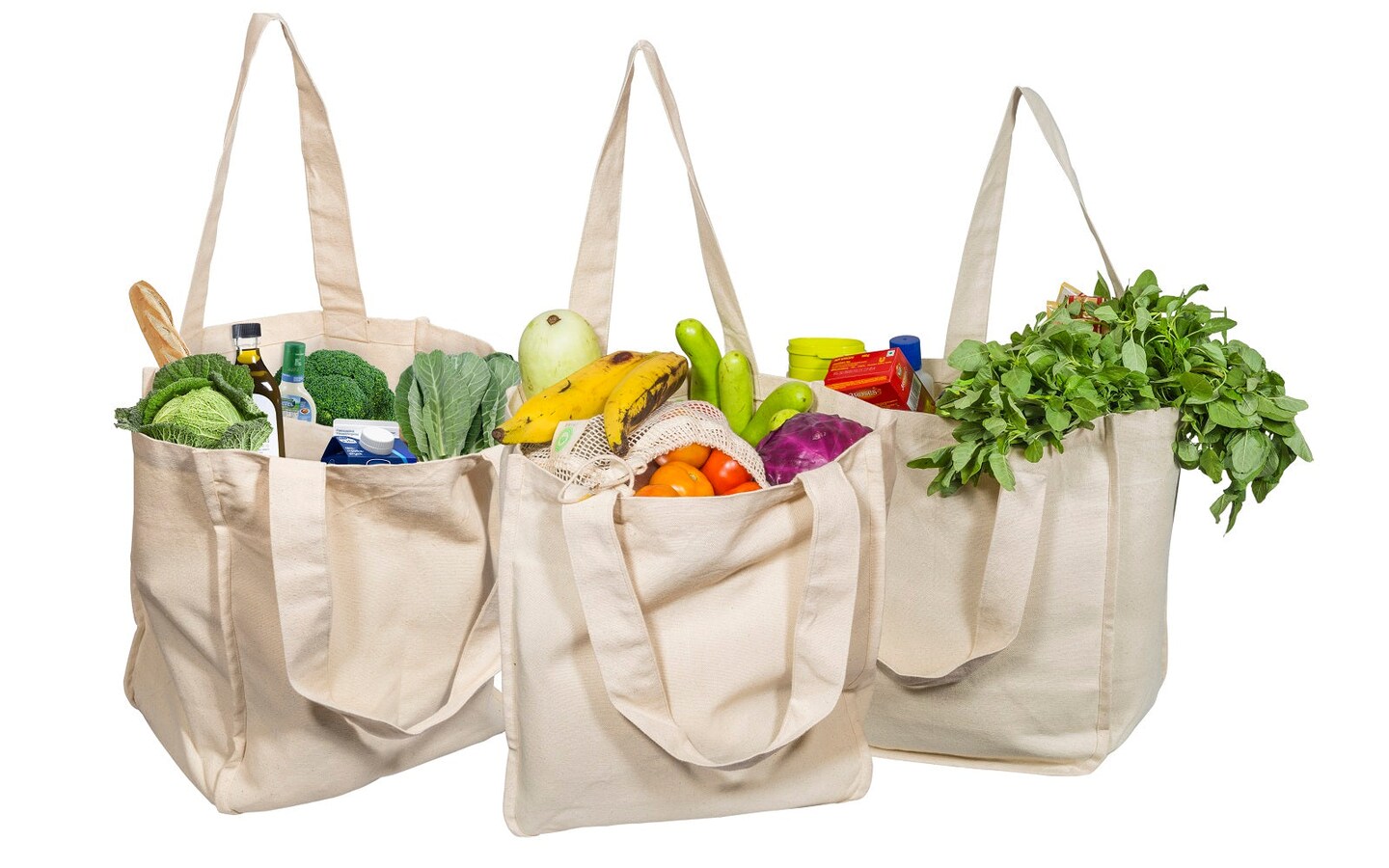 Canvas Grocery Tote Bags | Michaels