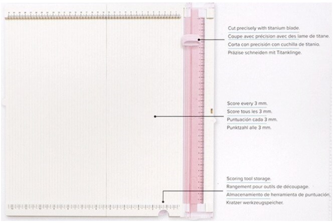 TOOL - We R Memory Keepers - METRIC TRIM AND SCORE BOARD 660699