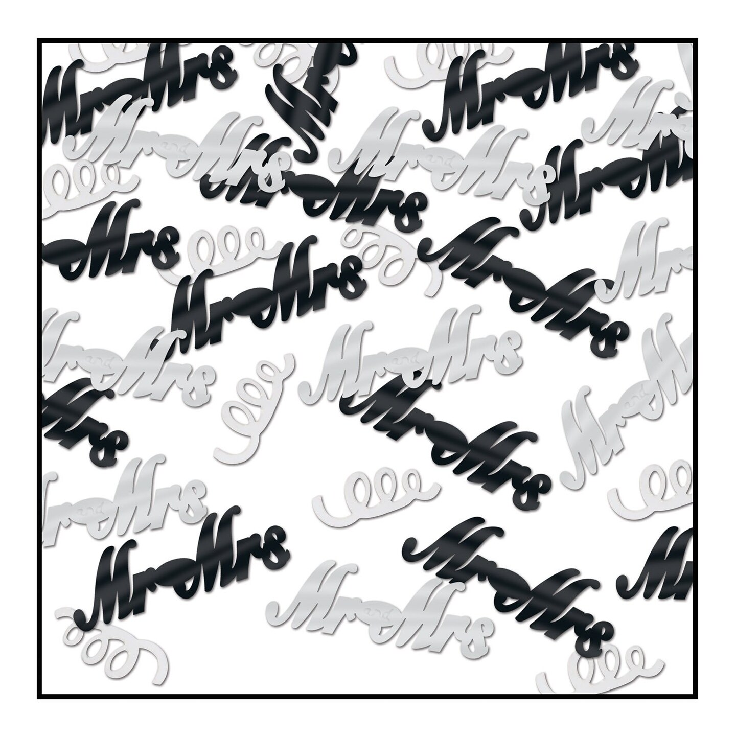 Mr &#x26; Mrs Confetti (Pack of 6)