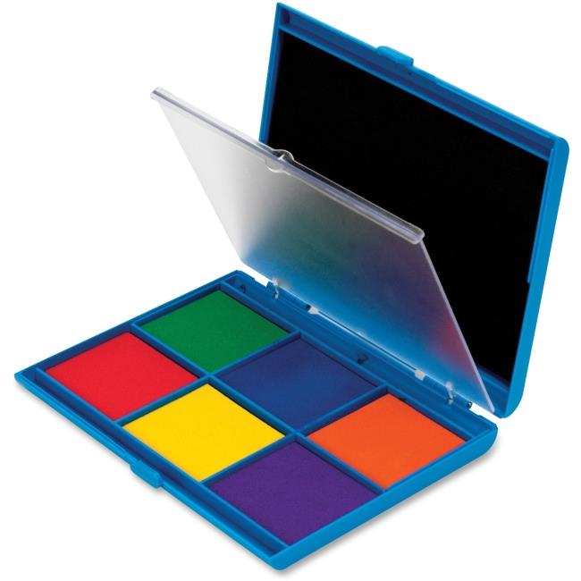 Learning Resources 7 Color Washable Stamp Ink Pad - Multi Color