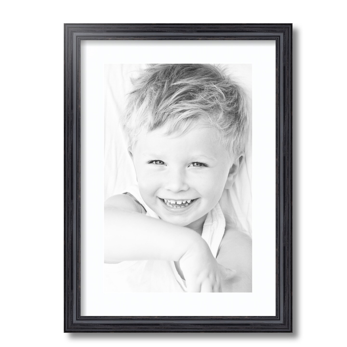 ArtToFrames 15x21&#x22; Matted Picture Frame with 11x17&#x22; Single Mat Photo Opening Framed in 1.25&#x22; Black and 2&#x22; Mat (FWM-4083-15x21)