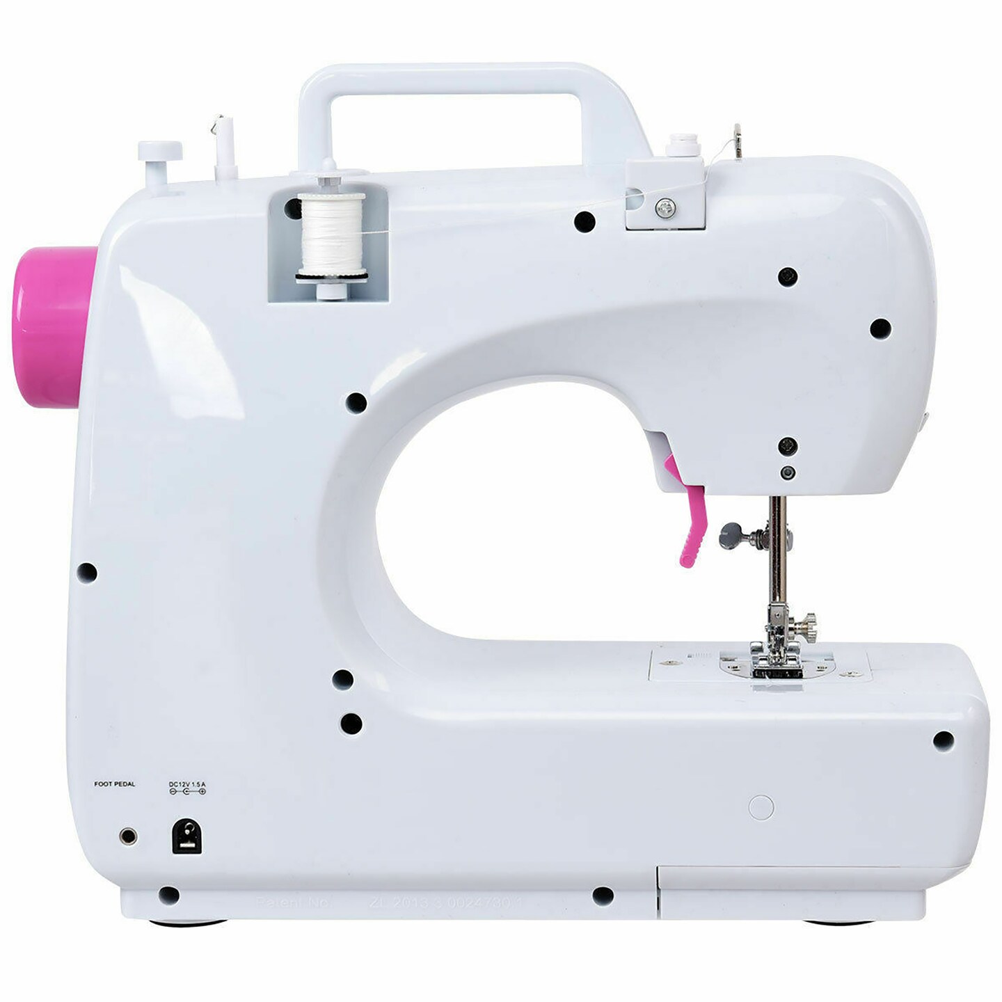 Costway 2-Speed Multi-function Fashion Portable Sewing Machine Serger w/16 Stitch Light