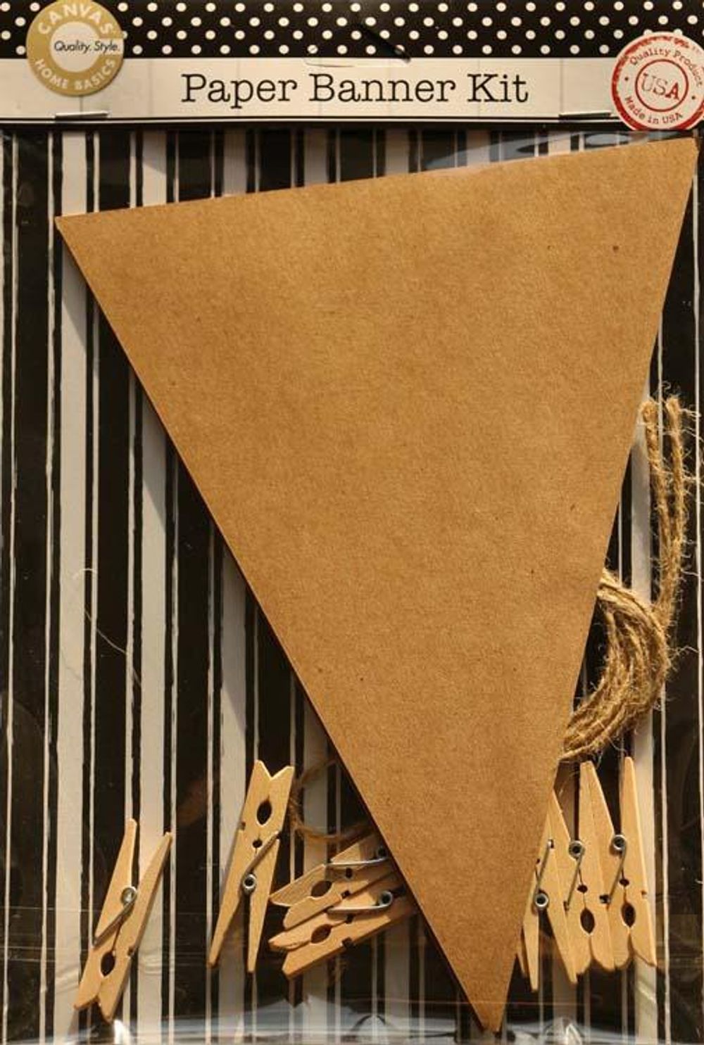 Canvas Corp Paper Banner Kit - Kraft