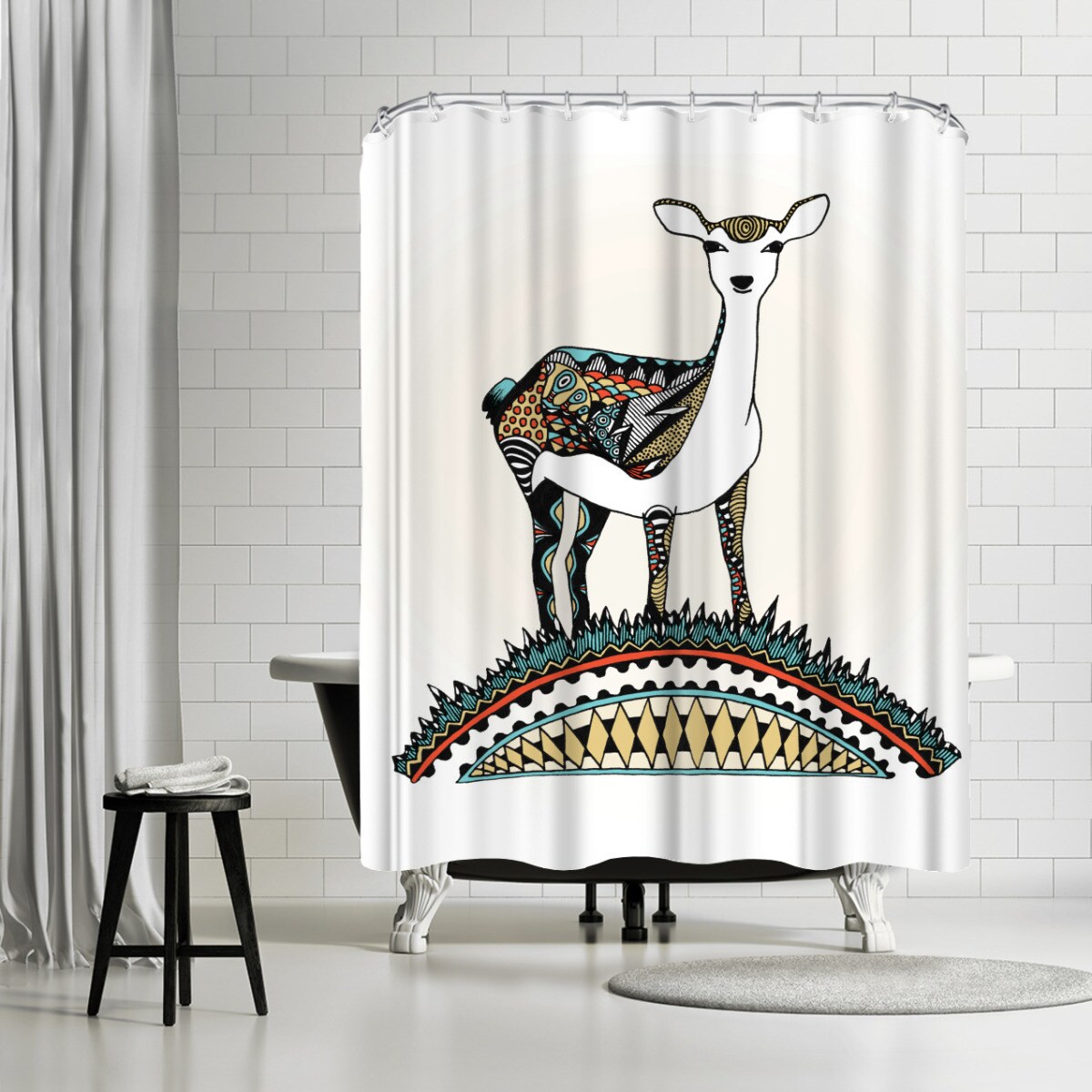 Bambi by Patricia Pino Shower Curtain 71" x 74" Michaels