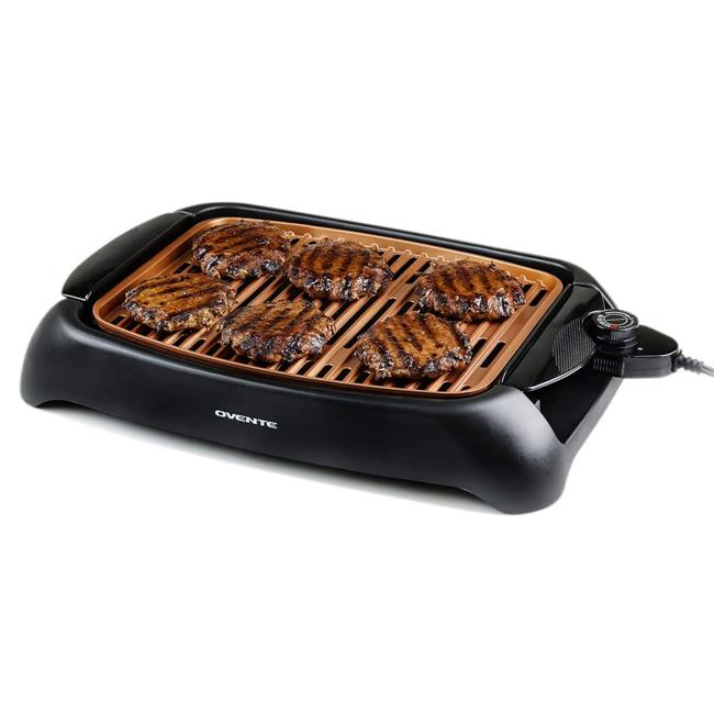 Ovente 13x10 Electric Cooking Grill ,Copper