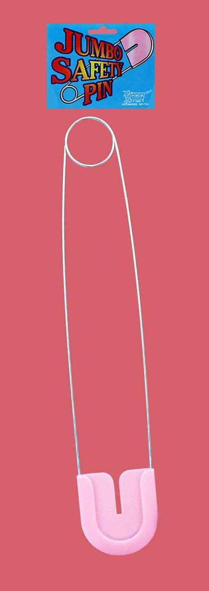 Baby Adult Costume Jumbo Pink Diaper Pin