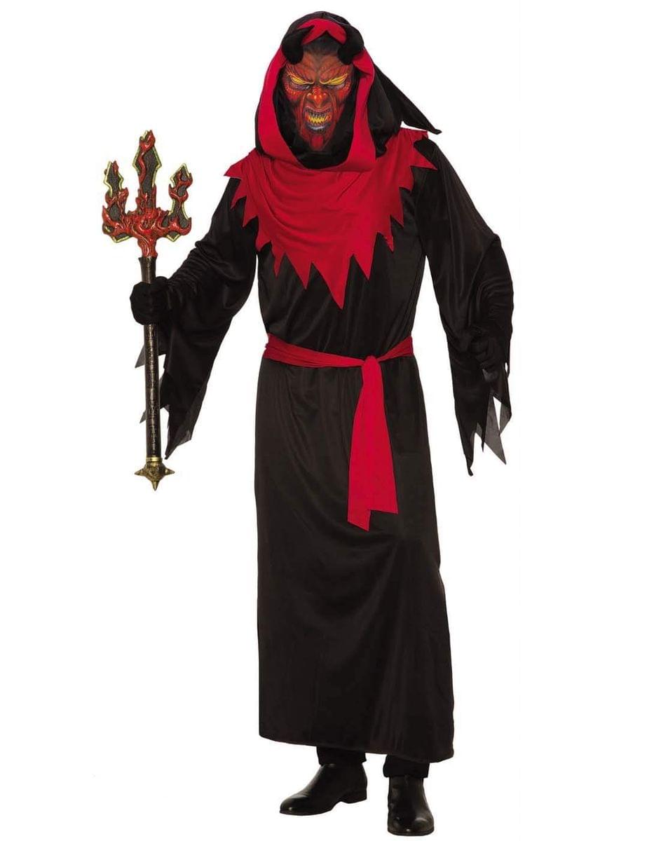 Demon Master Adult Costume Robe, Belt &#x26; Mask