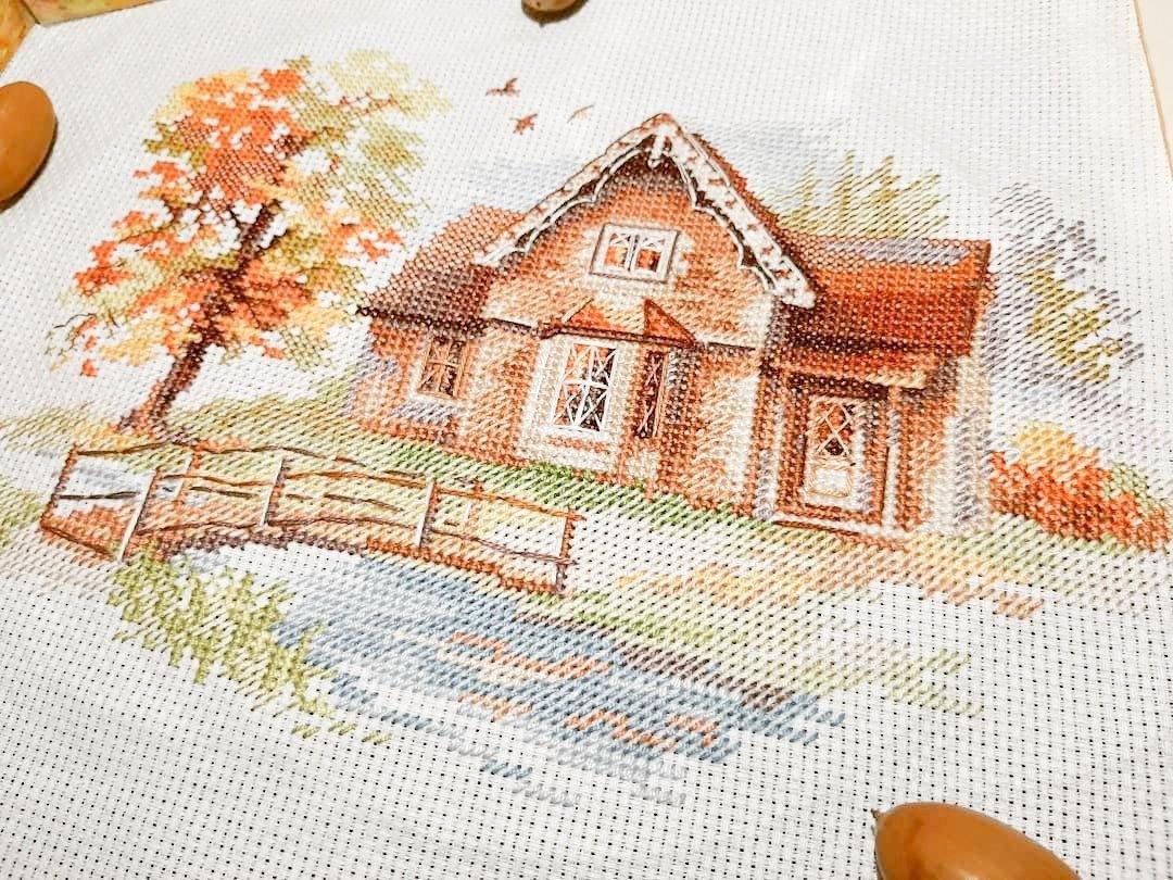 September house 3-21 Counted Cross-Stitch Kit