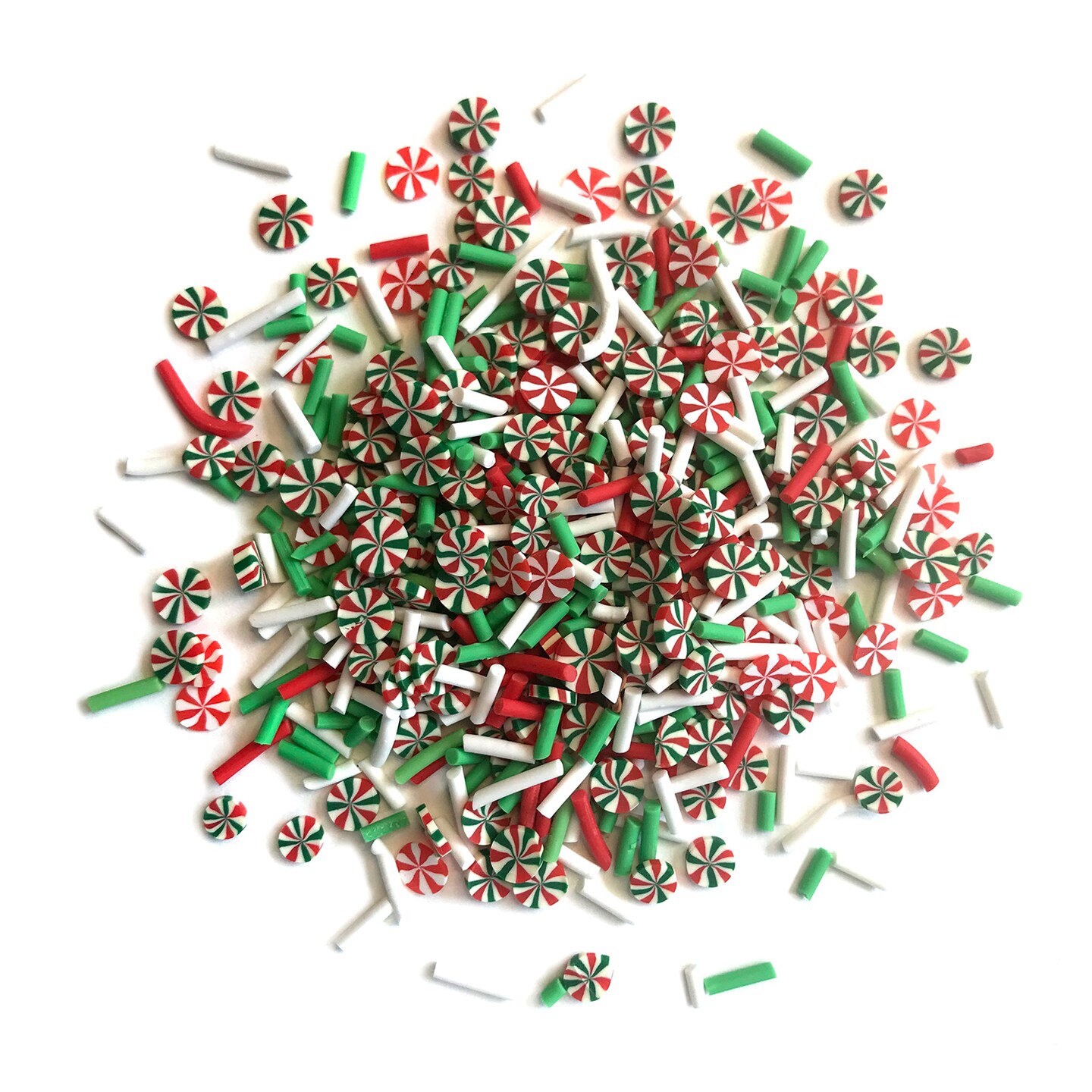 Buttons Galore and More Sprinkletz - Tiny Polymer Clay Embellishments - Christmas Bundle 60 grams