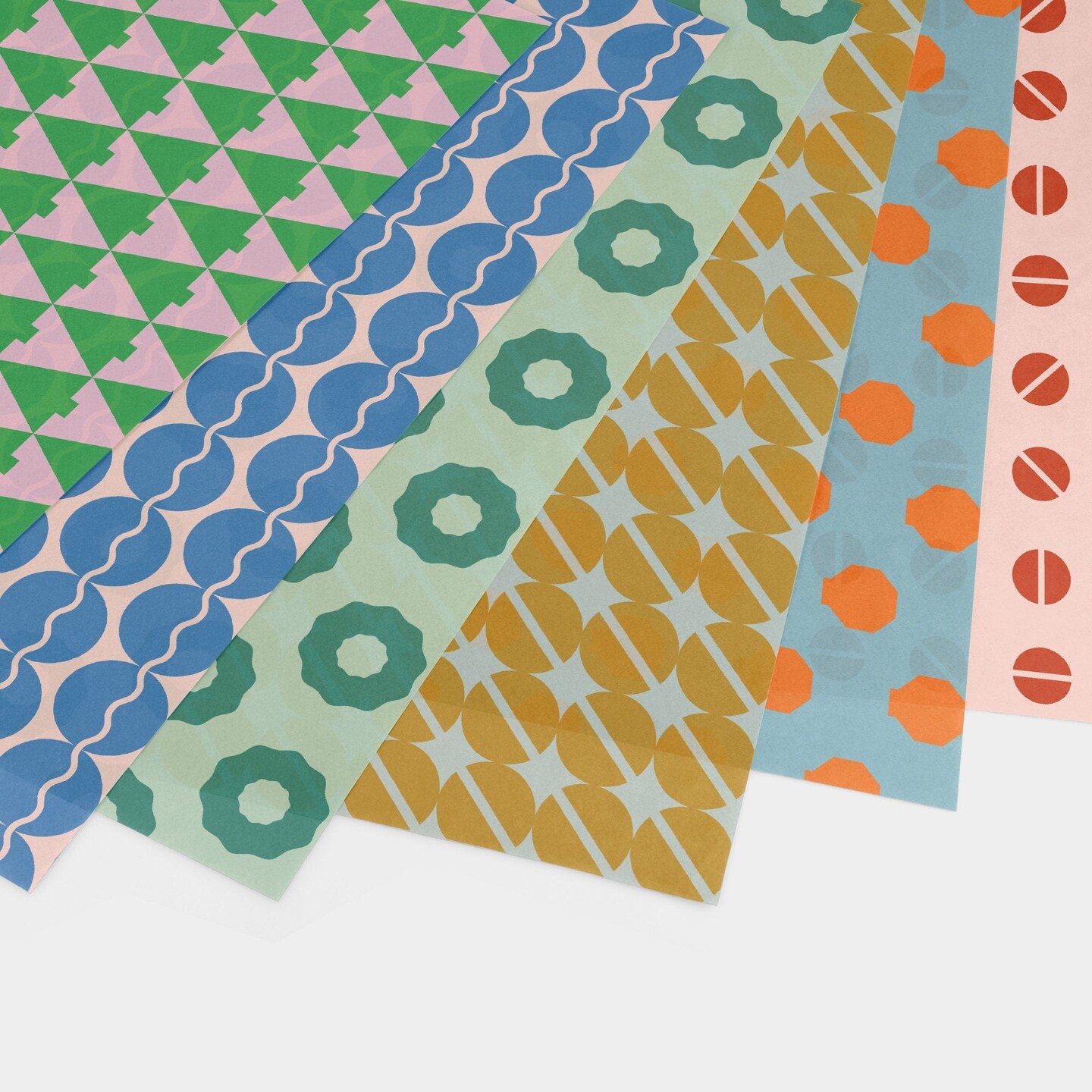 Minimal Colorful Holiday Gift Wrap