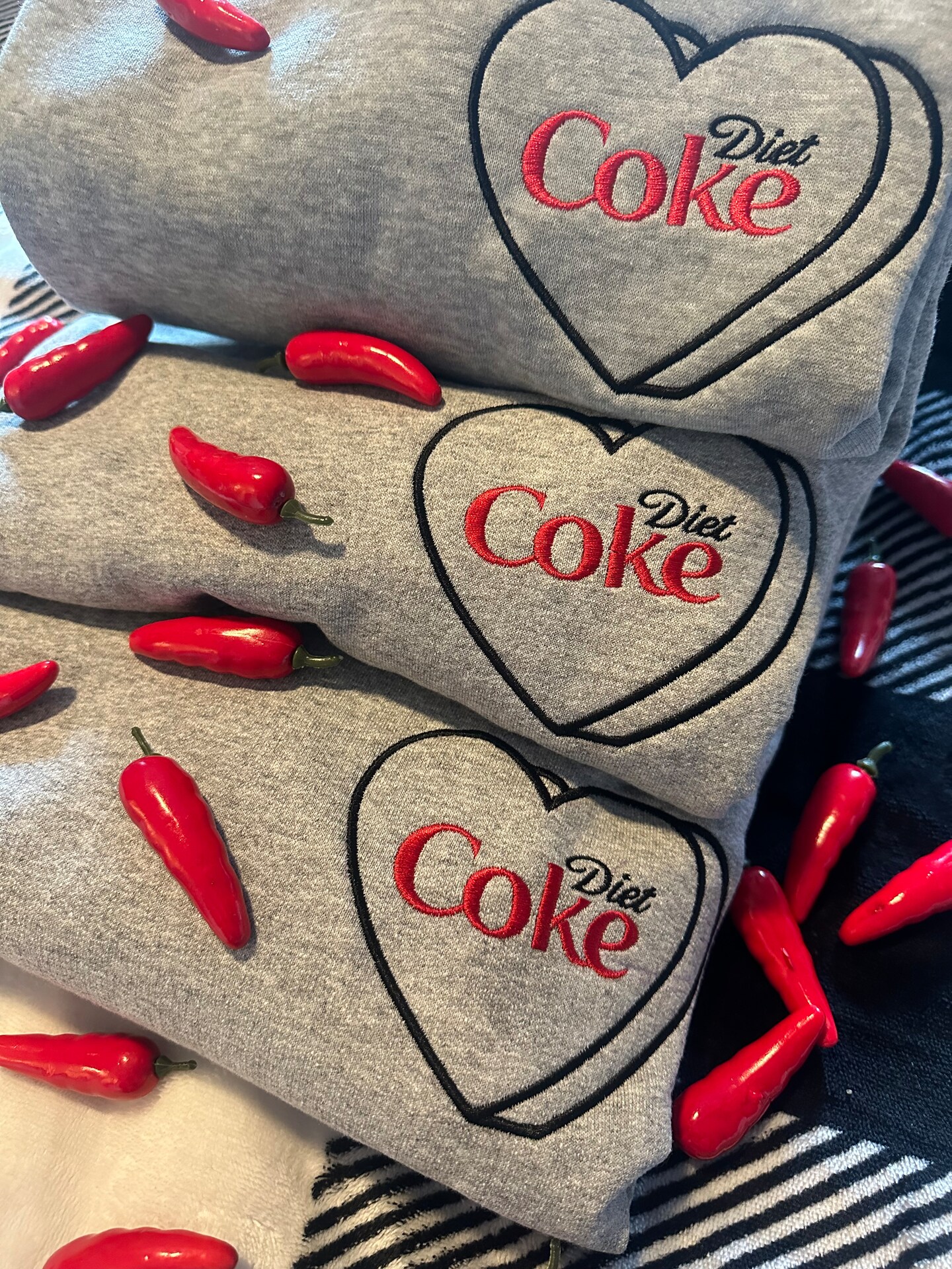 Diet Coke embroidered Crewneck | birthday gift, Mother’s Day, DC | Gifts for her | love | Diet Coke Addict | DPlover | Coke |soda | mom gift