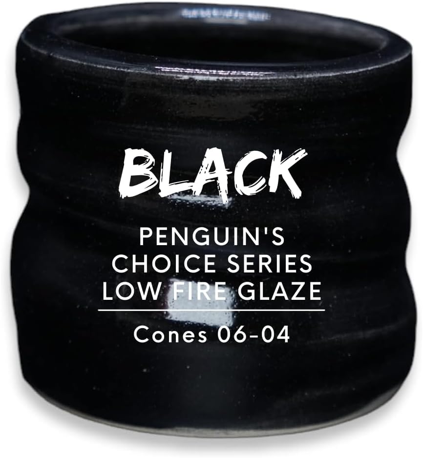 Penguin Pottery - Variety Set - Low Fire Penguin&#x27;s Choice Series - Cones 06 to 04 - Includes 8 4oz Jars