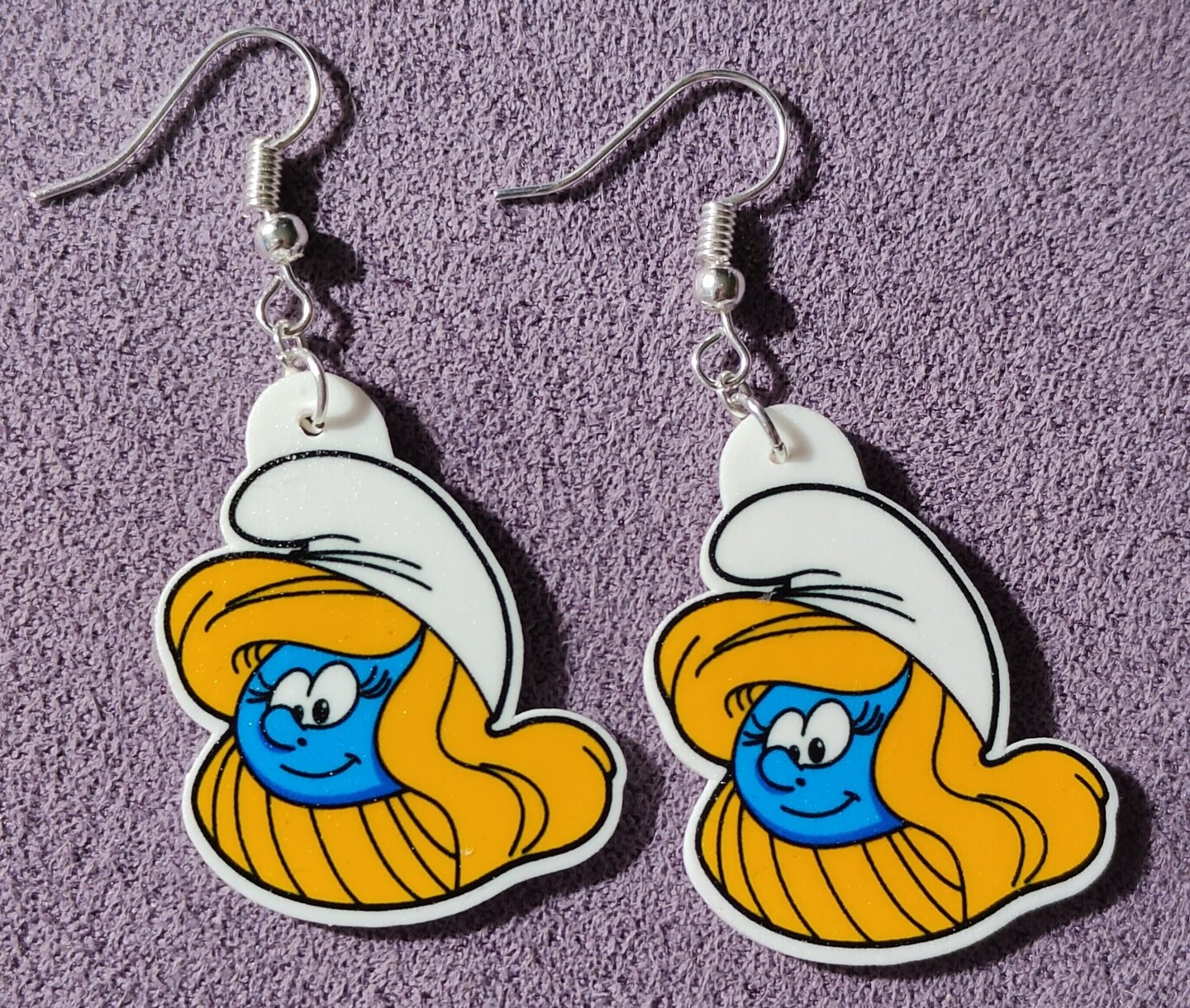 Smurfette Smurfs Fan Art Earrings | MakerPlace by Michaels