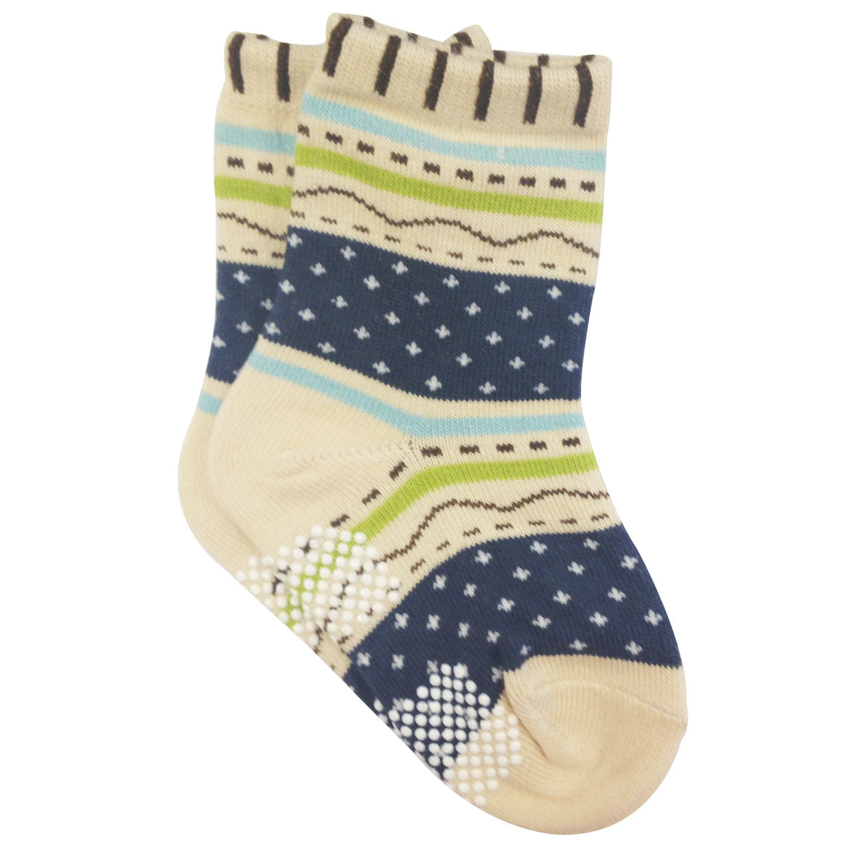 Wrapables Peek A Boo Animal Non-Skid Toddler Socks (Set of 6), Mix Small