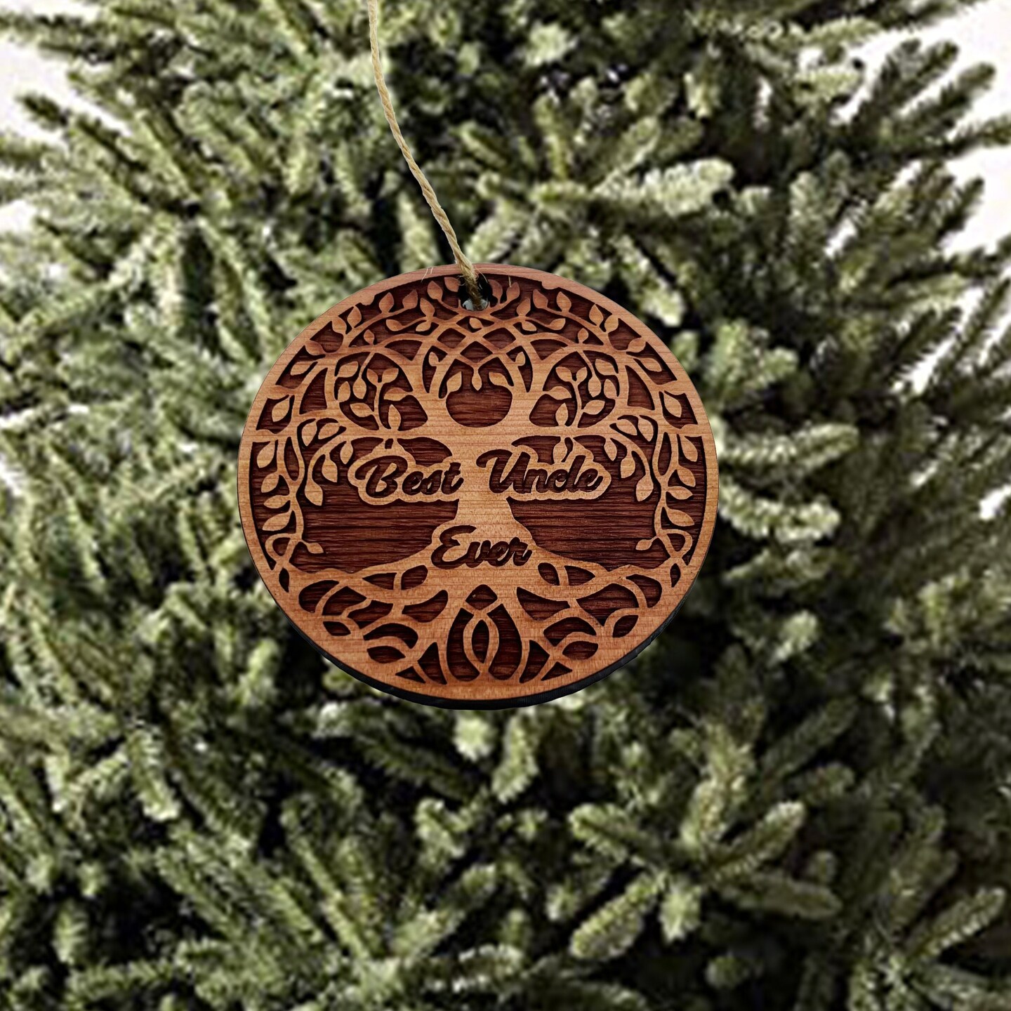 Best Uncle Ever Celtic Tree of Life - Cedar Ornament Best Uncle Ever Celtic Tree of Life - Cedar Ornament