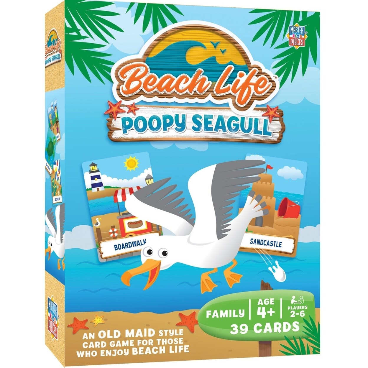 MasterPieces Beach Life - Poopy Seagull Card Game | Michaels