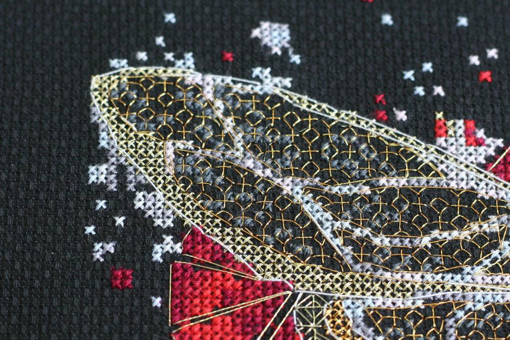 Cross-stitch kit Calyptra