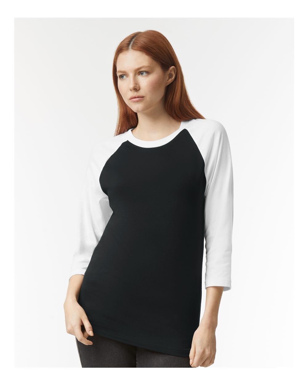 American Apparel® CVC Three-Quarter Sleeve Tee | Michaels