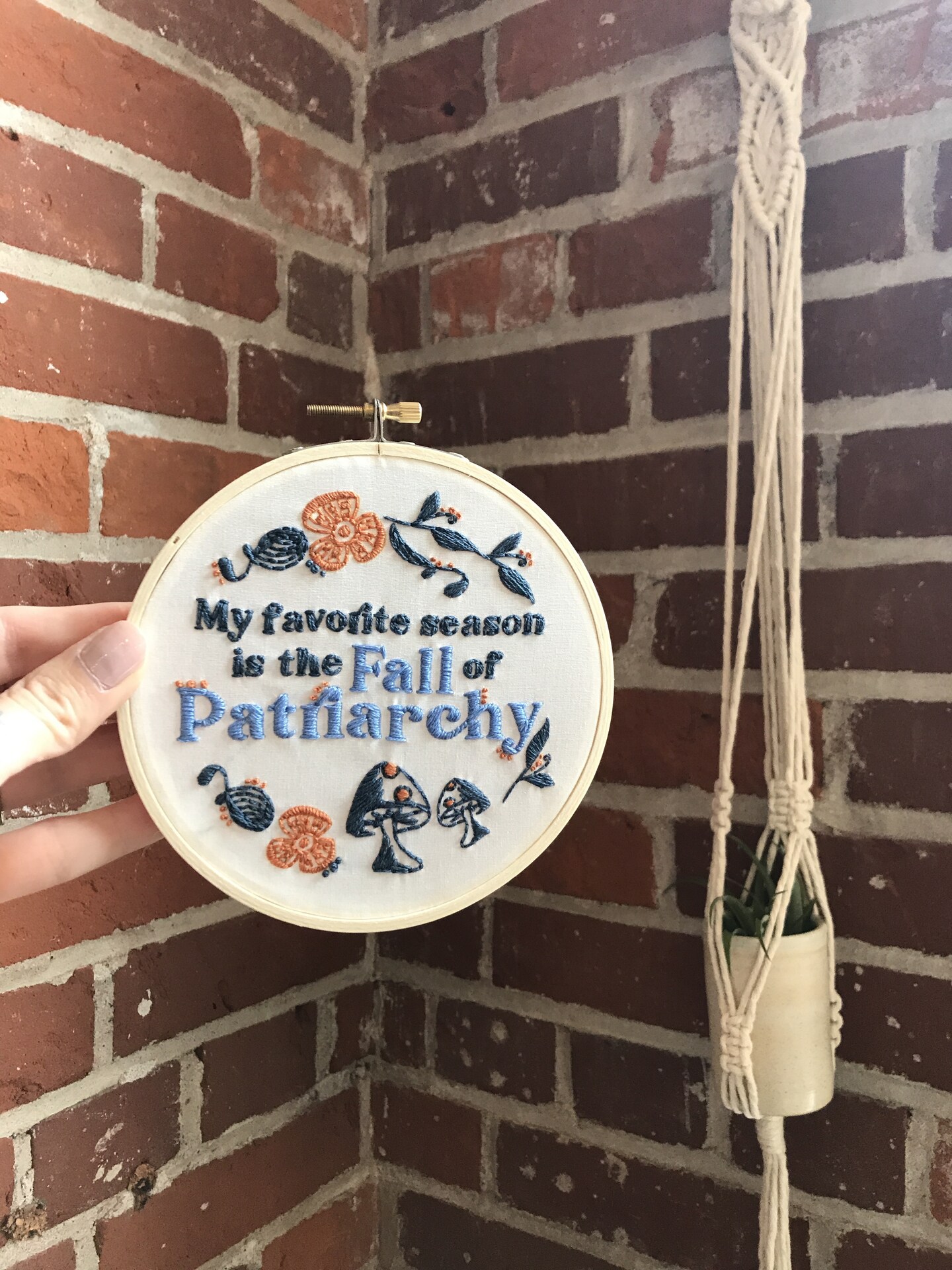 DIY Stitch Kit - My Favorite Season is the Fall of Patriarchy