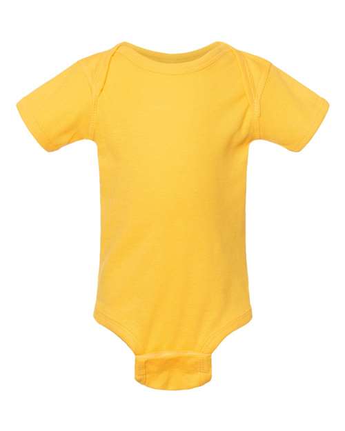 Rabbit Skins&#xAE; Infant Baby Rib Crewneck Short Sleeve Bodysuit