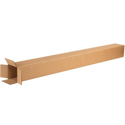 MyBoxSupply 4 x 4 x 48&#x22; Tall Corrugated Boxes, 25 Per Bundle