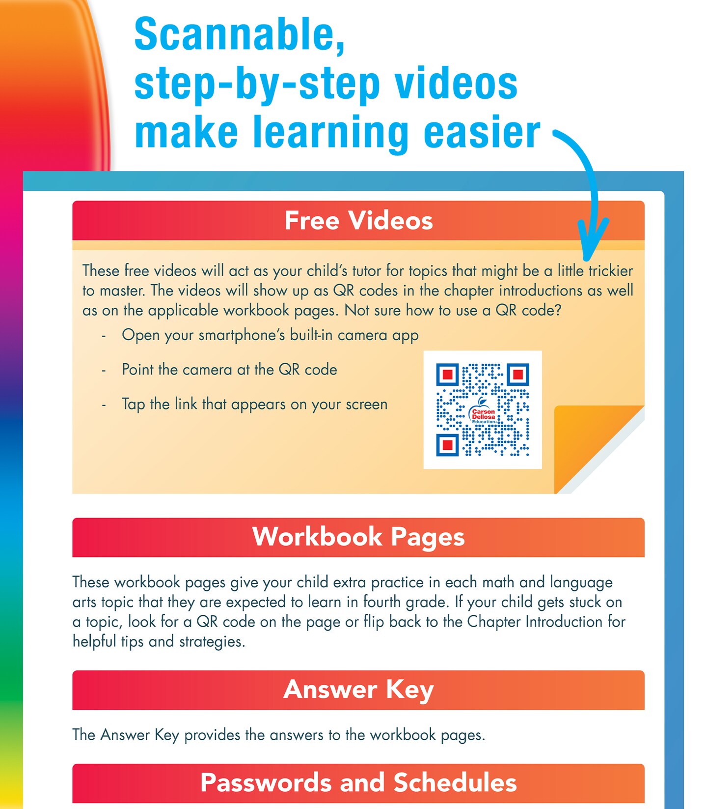 Spectrum Complete Learning + Videos 4th Grade Workbook All Subjects, Ages 9-10, Grade 4 Reading, Writing, Language Arts &#x26; Math Workbook, Fractions, Algebra Prep, Grammar &#x26; More How-To Video Tutorials