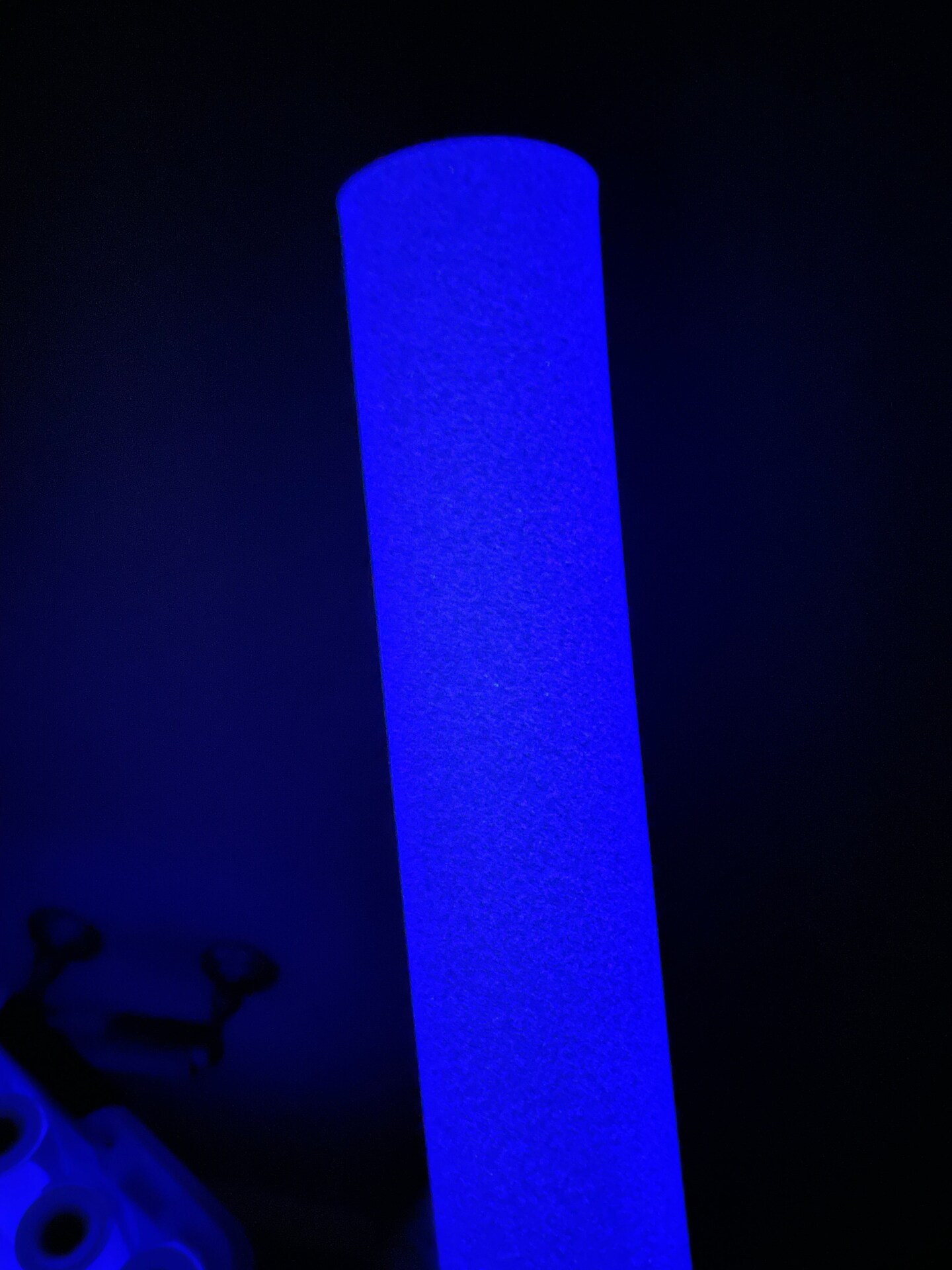 Blue Glow in the Dark Smooth Vinyl