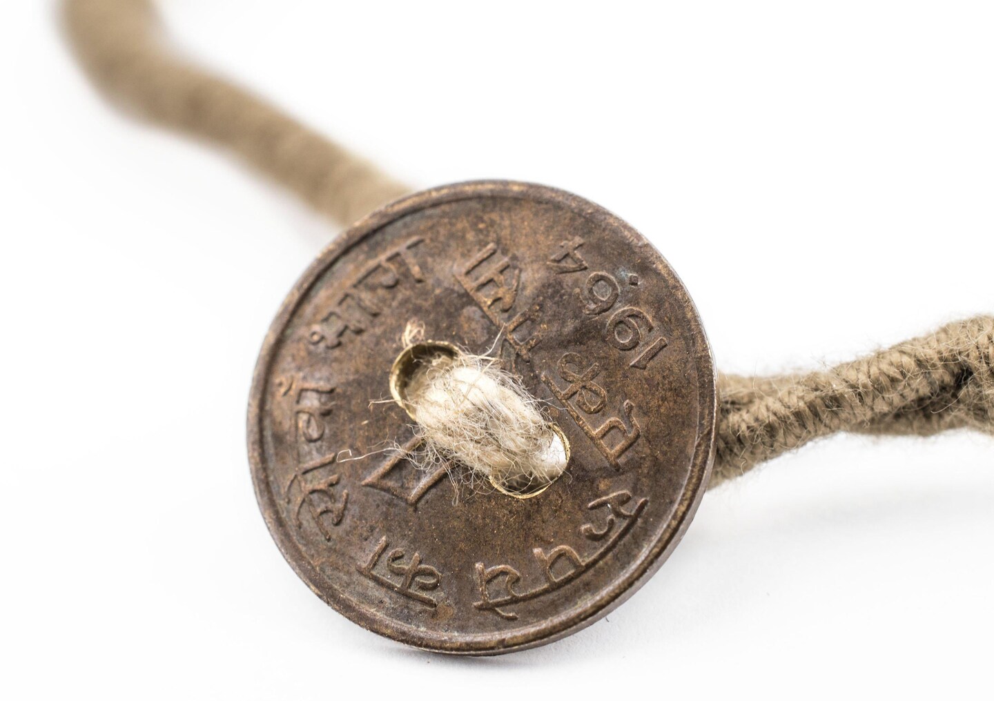 TheBeadChest Gold Mini Baule Charm Beads Double Strand Necklace 7mm Unusual Brass Large Hole 25-30 Inch Strand