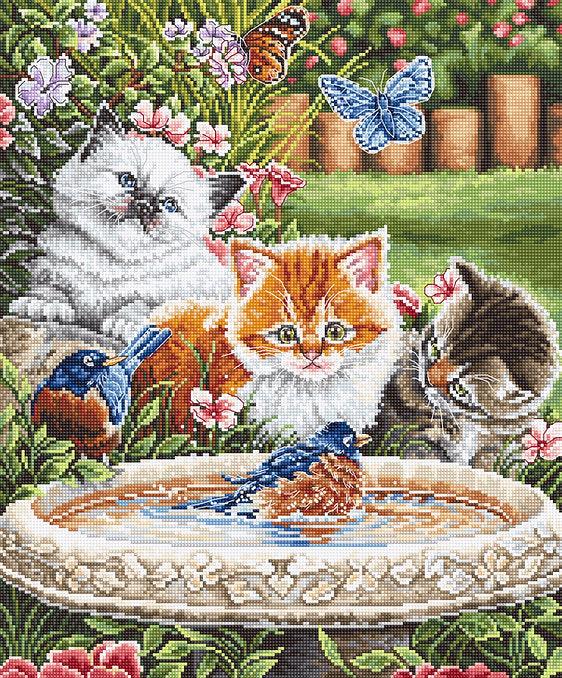 Counted Cross Stitch Kit Splashing up some fun L8028