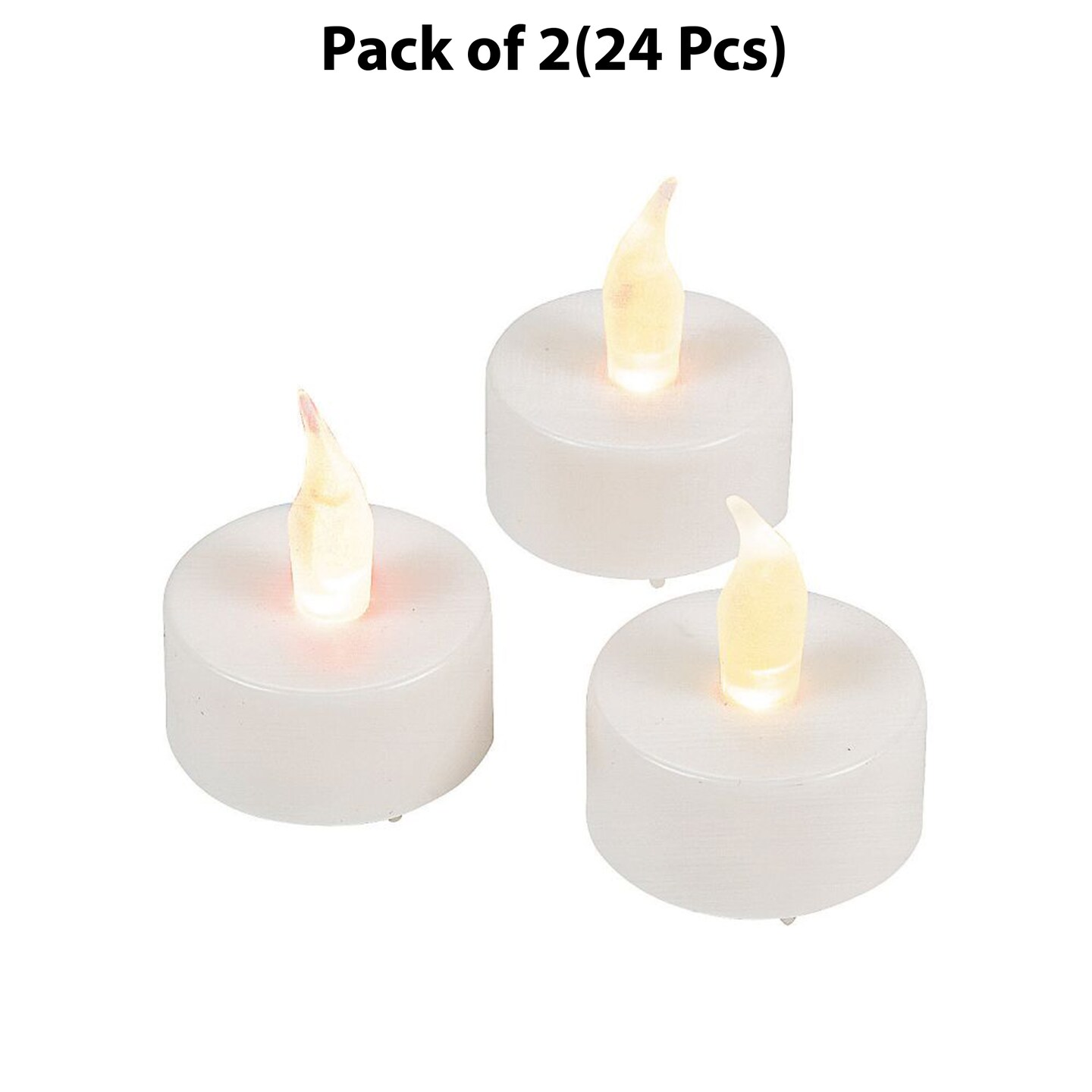 Tea Light Candles White 2 inches tall with 1 1/2 inch base | Divine Masterfully Crafted Tea Light Art | MINA&#xAE;