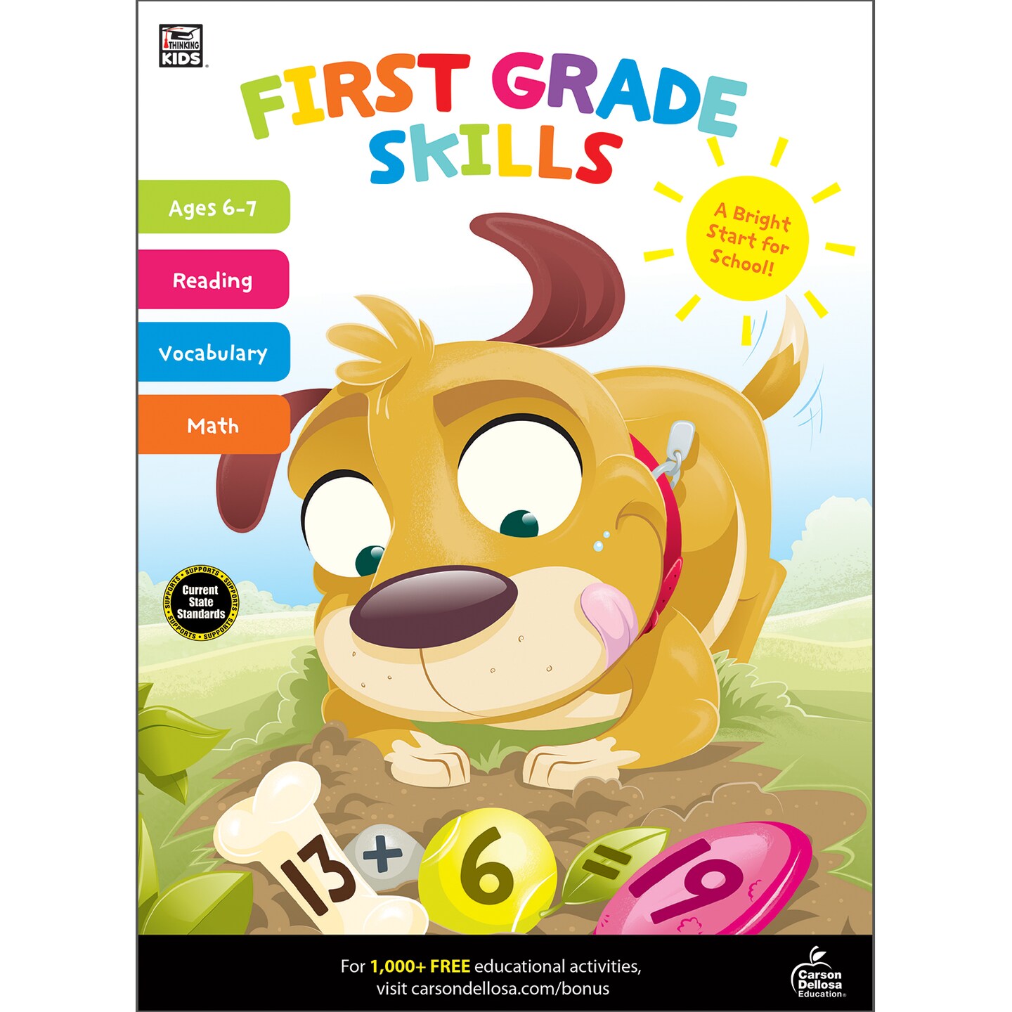 Carson Dellosa &#x2014; First Grade Skills Workbook for 1st Grade, 320 Pages