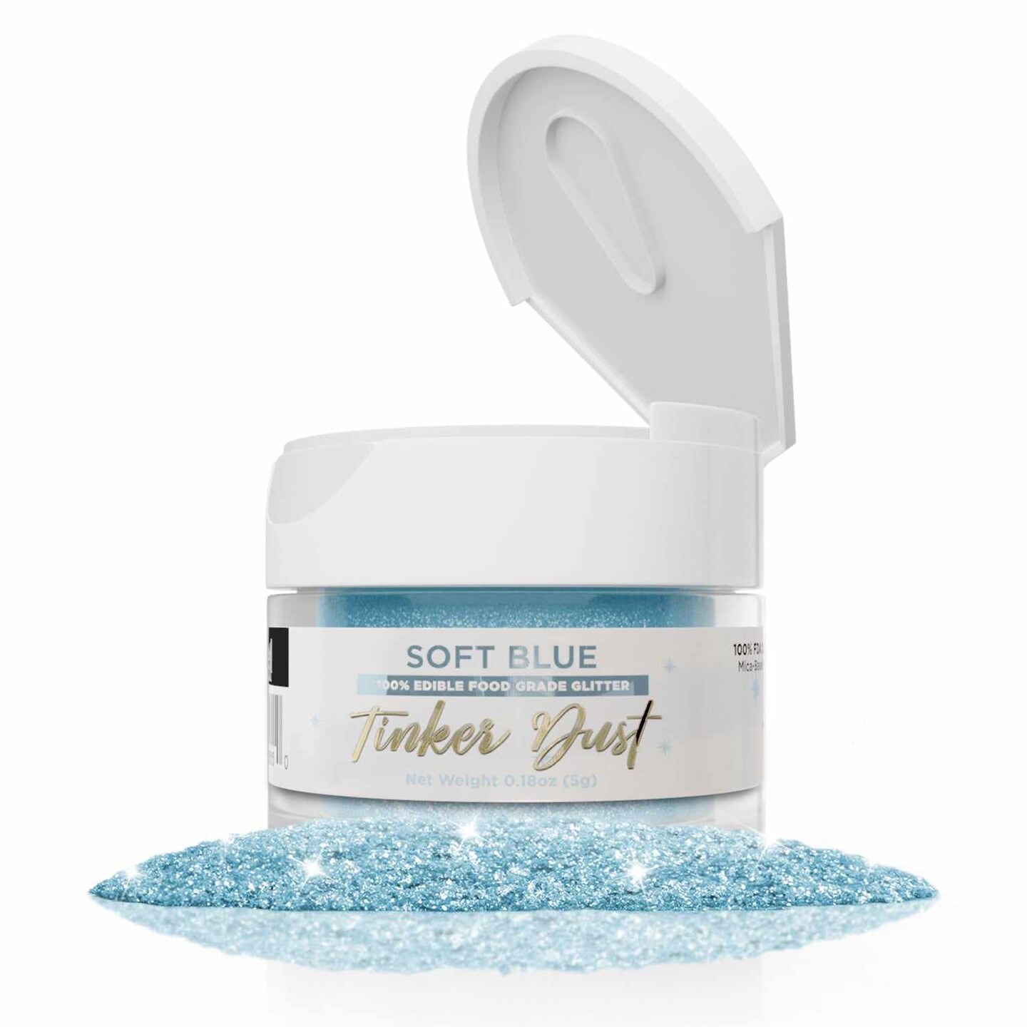 Soft Blue Edible Glitter | Tinker Dust&#xAE; 5 Grams