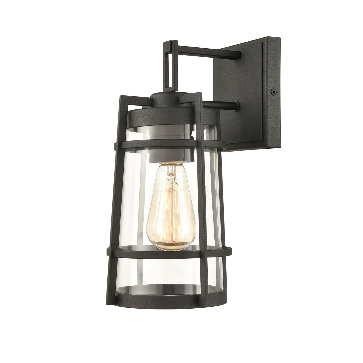 Crofton 12 High 1-Light Outdoor Sconce - Charcoal