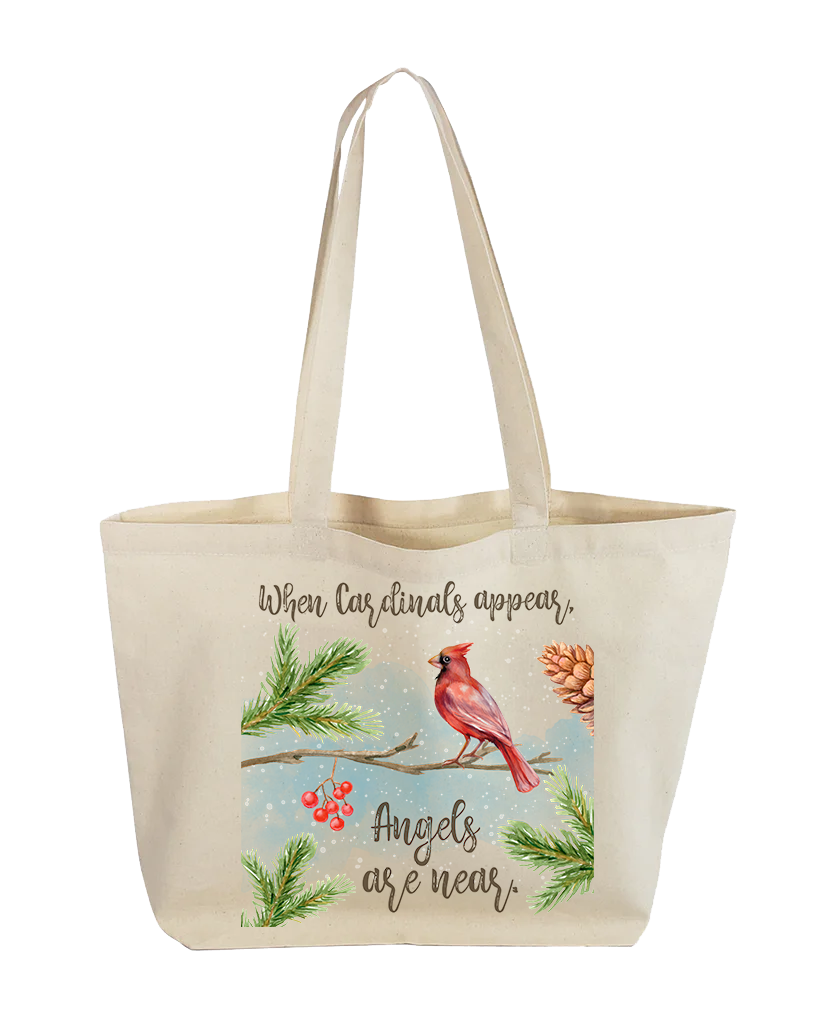 Flora and Fauna Canvas Tote Bags
