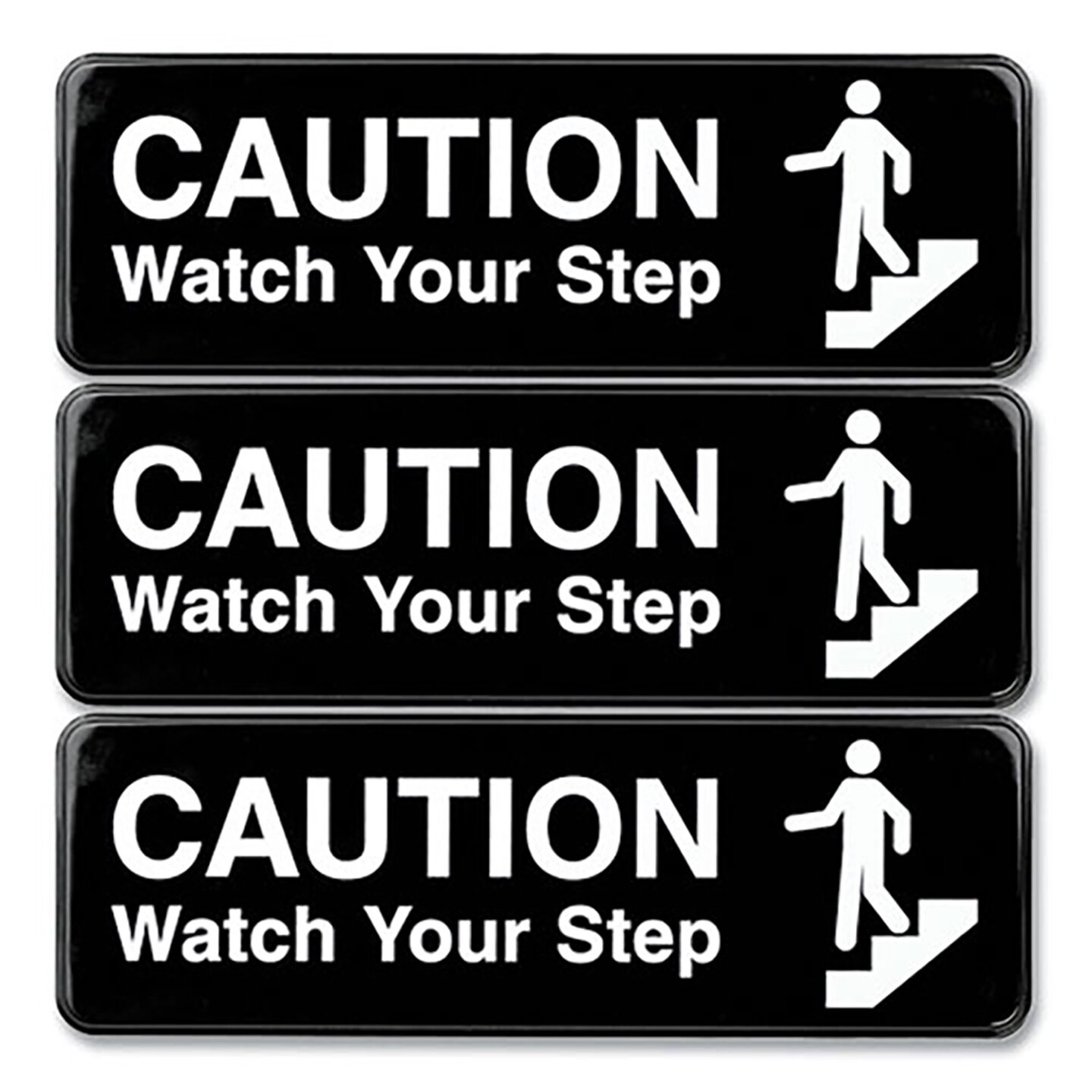 Caution Watch Your Step Indoor/Outdoor Wall Sign, 9 Caution Watch Your Step Indoor/Outdoor Wall Sign, 9