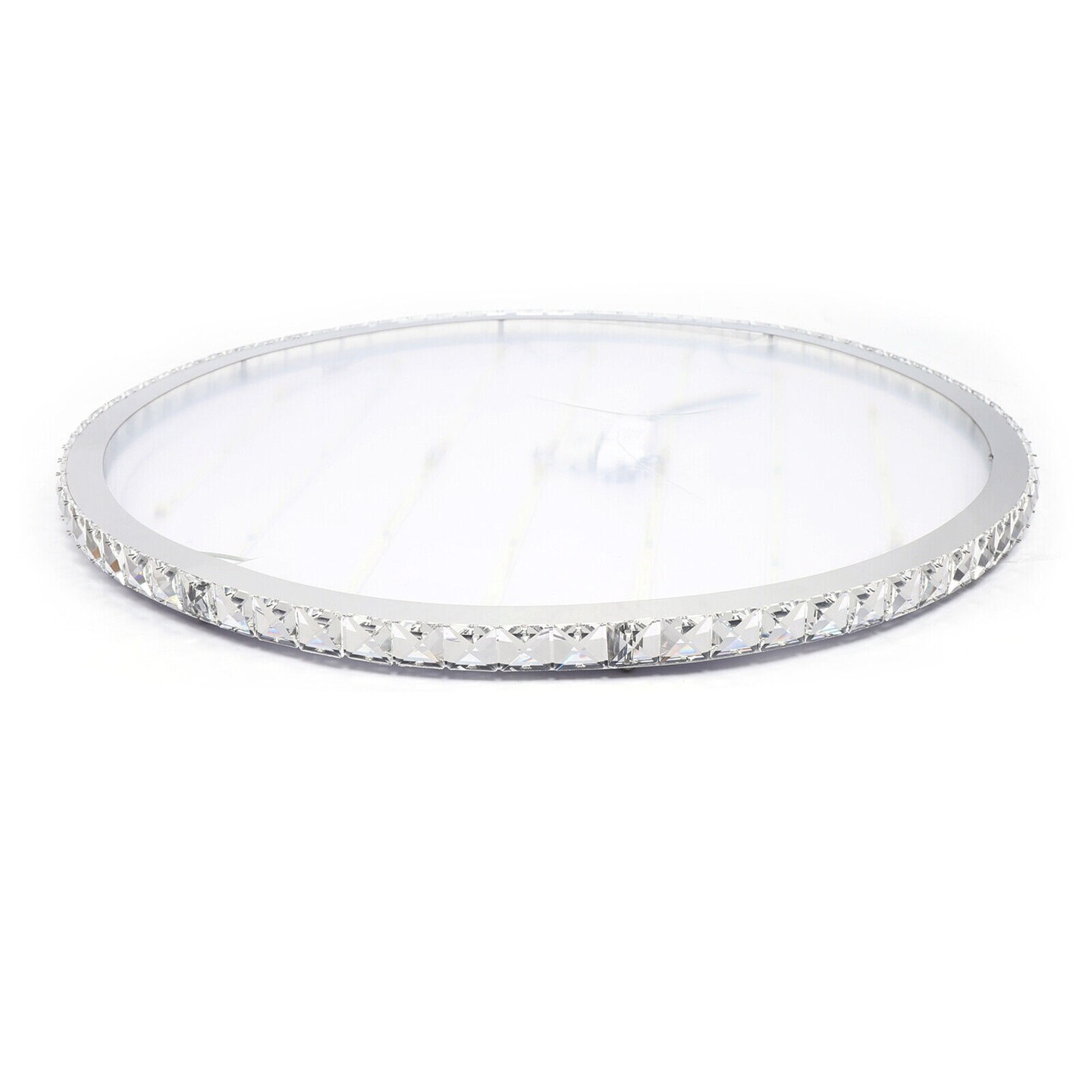 Kitcheniva Modern Crystal Flush Mount Chandelier Fixture