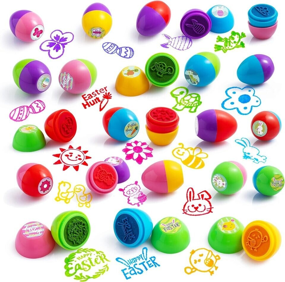24 Packs Kids Party Favor Prefilled with 1.75" Stampers for Kids