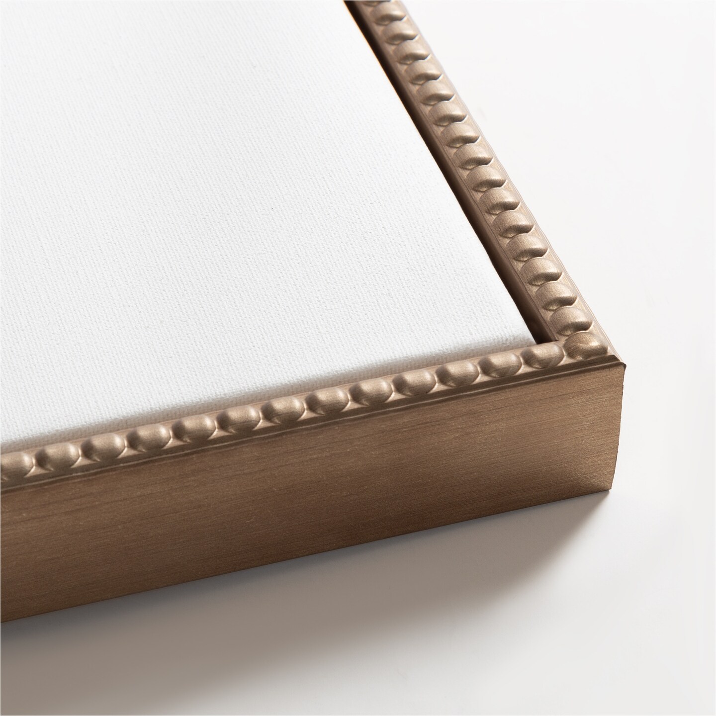 Taupe Toned Landscape by Katrina Pete 27-in. W x 14-in. H. Canvas Wall Art Print Framed in Bronze