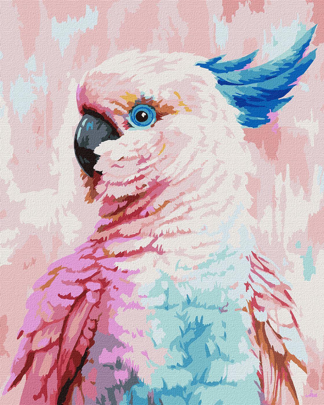 Painting by Numbers kit Bright cockatoo KHO4398